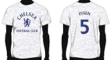 Chelsea FC Hero Soccer Tee: Michael Essien | Adult Large | Ash Grey