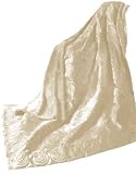 Bocasa by Biederlackborbo 64011 Wohn- und Schlafdecke Avignon Chic natur ca. 150 x 200 cm