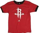 Houston Rockets Youth adidas Short Sleeve Ringer Tee