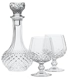 Cristal D'Arques Longchamp 3-Piece Brandy