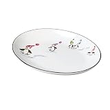 Pfaltzgraff Penguin Skate 14-Inch Serve Platter