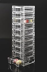 Acrylic Organizer Tower with 10 Drawers