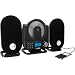 GPX HC208B Home Music System Vertical CD Player with AM/FM Radio and Digital Clock Includes Remote Control (Black)