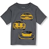 THE CHILDREN'S PLACE(ザ・チルドレンズプレイス) ショートスリーブレースカーグラフィックティ スチームボート トップス半袖Tシャツ 18～24ヶ月【並行輸入】