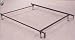 Bed frame for headboard only, full size, 4 legs