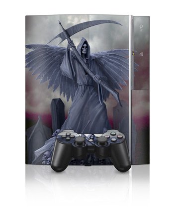 Death on Hold Design PS3 Playstation 3 Body Protector Skin Decal Sticker