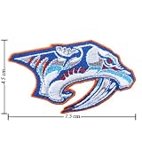 3pcs Nashville Predators Logo Embroidered Iron on Patches Kid Biker Band Appliques for Jeans Pants Apparel Great Gift for Dad Mom Man Women Free Shipping From Thailand - High Quality Embroidery Cloth & 100% Customer Satisfaction Guarantee