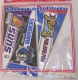 COMPLETE SET OF 30 NBA BASKETBALL TEAM MINI PENNANTS **