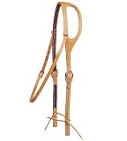 Shaped Ear Harness Leather Headstall