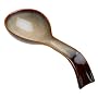 Sango Nova Brown Ceramic Spoon Rest