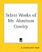 Search : Select Works of Mr. Abraham Cowley
