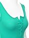 Doublju Women Basic Designed Casual Button Down Long Tank Top