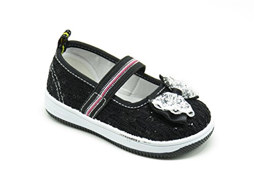 EASY21 Toddler Girls Lacy Crochet Fashion Sneakers