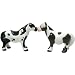 Westland Giftware Mwah Magnetic Shetland Ponies Salt and Pepper Shaker Set, 3-Inch