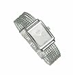Elle Women's Sterling Silver Rolo Chain Bracelet Watch #4632MOPA