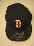 Josh Beckett Signed Game Used 2009 Boston Red Sox Hat - Autographed MLB Helmets and Hats