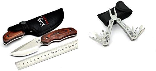 MuellerMart USA [Qty: 1] 1 Hunting Knife and 1 Multi-tool