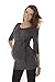 Purpless Maternity Lovely 2in1 Maternity and Nursing 3/4 Sleeved Wrap Top 7035