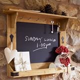 : Blackboard with Shelf and Hooks