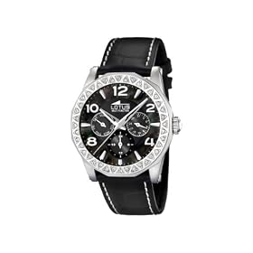 Lotus - 15684/3 - Montre Femme - Quartz - Analogique - Bracelet cuir noir