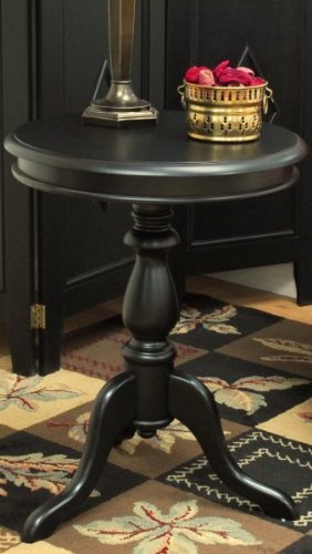Carolina Cottage Gilda Side Table, Antique Black