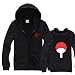 Naruto Sasuke Uchiha Zip-up Hoodie Shirt In Size S,M,L,XL,XXL