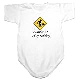 Baby Bodysuit White  Ecuadorian Baby Working  Ecuador Country 0 - 3 Months
