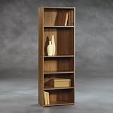 Black Friday Beginnings Pecan Five Shelf Bookcase Pecan Finish