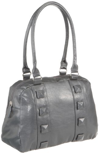 Contempo Tasche 937271111, Damen Umh&auml;ngetasche, grau, (grau-11), 32x22x13