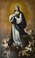 High Quality Polyster Canvas ,the Amazing Art Decorative Prints On Canvas Of Oil Painting 'Bartolome Esteban Murillo And Studio- The Immaculate Conception Of The Virgin,17th Century', 12x20 Inch / 30x51 Cm Is Best For Kitchen Decor And Home Decor And Gift