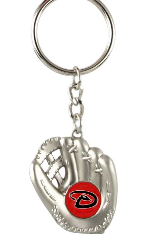 Arizona Diamondbacks - MLB Silver Baseball Glove Keychain