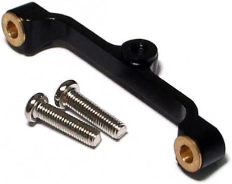 GPM Racing #TT049BK Aluminum Steering Tie Rod With Screws Set Black for Tamiya TT-01D