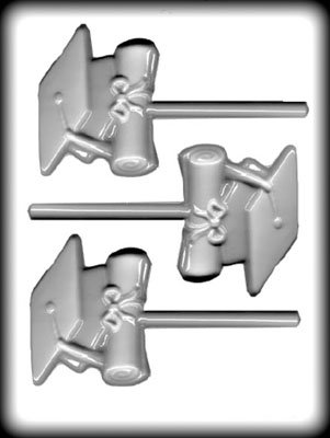 CAP and Diploma Sucker Hard Candy Mold by Hard Candy
