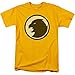 DC Comics Hawkman Symbol Mens Short Sleeve Shirt GOLD 4X
