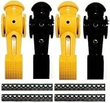 4 Tornado Foosball Men Counter Balanced Roll Pin
