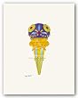 Ice Cream Dessert, c. 1959 by Andy Warhol 8"x3.5" Art Print Poster