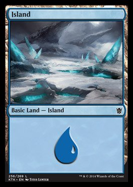 Magic: the Gathering - Island (256/269) - Khans of Tarkir - Foil