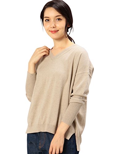 (ユナイテッドアローズ グリーンレーベル リラクシング) UNITED ARROWS green label relaxing [WEB限定]CF C/CA WIDE V/N PO ニット 36131231375