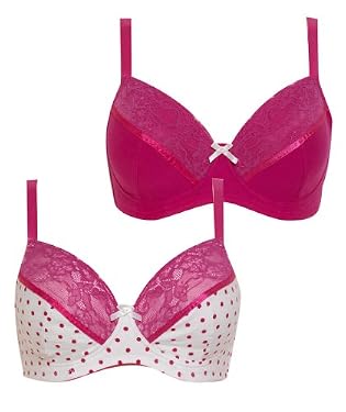 M2b Salon Spot Maternity Bra (F-G) - 2pk
