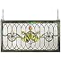 Large Fleur-de-lys Stained Glass Panel Image