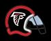 Atlanta Falcons Neon Helmet