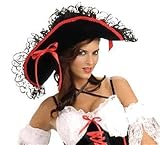 IMAGE OF Women's Queen Of The Sea Pirate Hat Adult Sexy Costume Accessory - One Size Fits Most Women