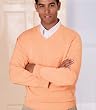 Signature Cotton V Neck Sweater