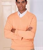 Apparel : Signature Cotton V Neck Sweater