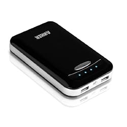 Anker Astro E4 13000mAh External Battery Pack Portable Power Bank Charger for iPhone 5, 4S, 4, iPad 4, 3, 2, Mini, iPods; Samsung Galaxy S4, S3, S2, Note 2; HTC One, EVO, Thunderbolt, Incredible, Droid DNA; Motorola ATRIX, Droid; Google Nexus 4, Nexus 7, Nexus 10; LG Optimus [Lightning Adapter not included for iPhone 5] [3 mobile phone connectors] - Black