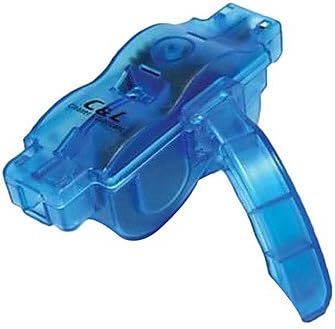 Blue Plastic and Metal Bike Chain Cleaning Tool