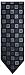 Men's Donald Trump Necktie Neck Tie 100% Silk Black/Silver/Blue Blend