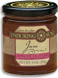 Enduring Sun Apricot Jalapeno Jam with Sun-Dried Tomato by Lancaster International Trading Company