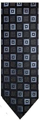 Men's Donald Trump Necktie Neck Tie 100% Silk Black/Silver/Blue Blend