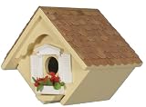 Home Bazaar Little Wren House Birdhouse, Yellow